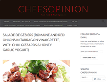 Tablet Screenshot of chefsopinion.org
